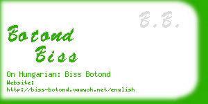botond biss business card